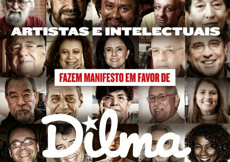 Intelectuais lançam manifesto em apoio a Dilma