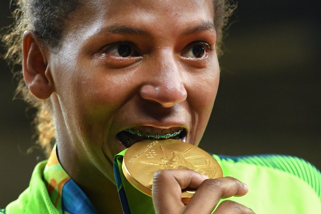 Rafaela Silva venceu o ouro na categoria até 47kg