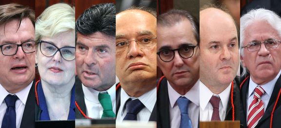 Ministro Gilmar Mendes preside sessão de julgamento da Aije 194358