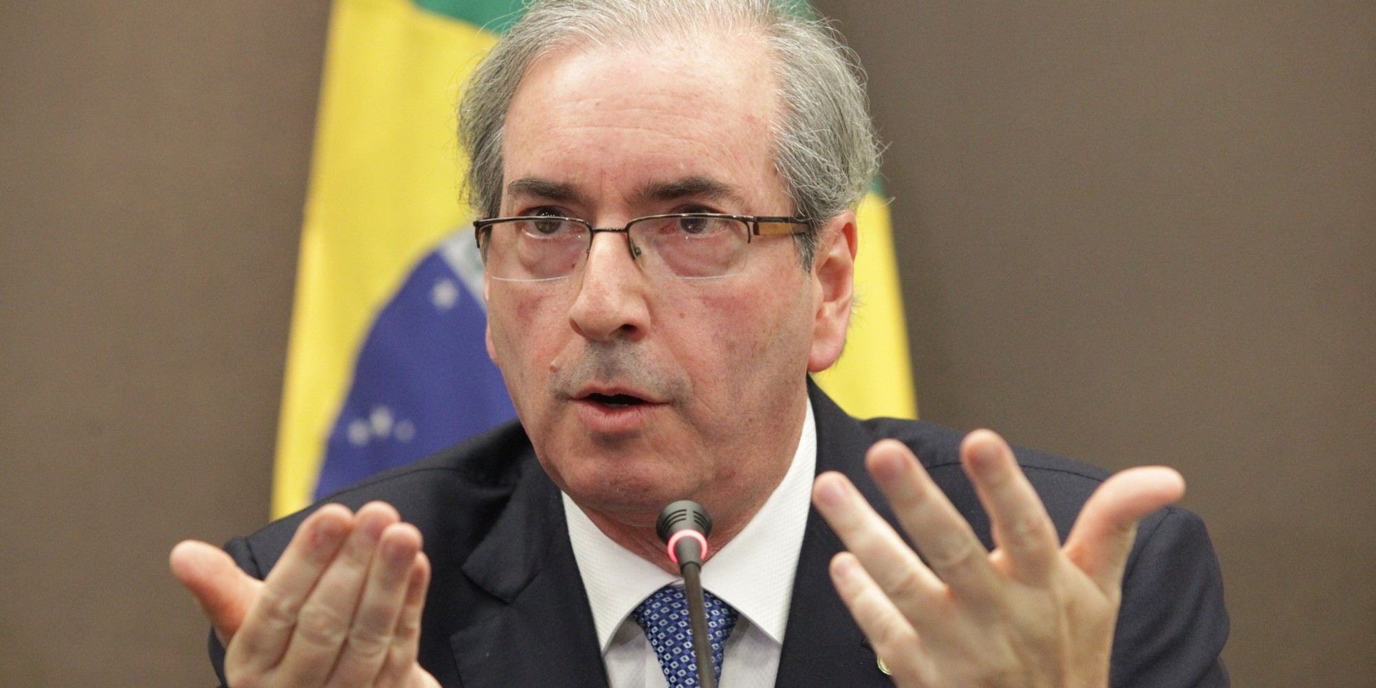 SP - CUNHA/FIESP - POLÍTICA - O presidente da Câmara dos Deputados, Eduardo Cunha (PMDB-RJ), durante encontro com o presidente da Federação das Indústrias do Estado de São Paulo (Fiesp), Paulo Skaf, e empresários na sede da entidade na Avenida Paulista, na capital, nesta segunda-feira. 16/03/2015 - Foto: CLAYTON DE SOUZA/ESTADÃO CONTEÚDO